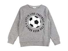 Name It grey melange fodbold sweatshirt